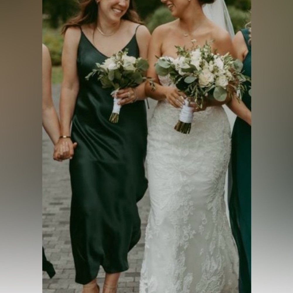 Park and Fifth Slip Dress In Green